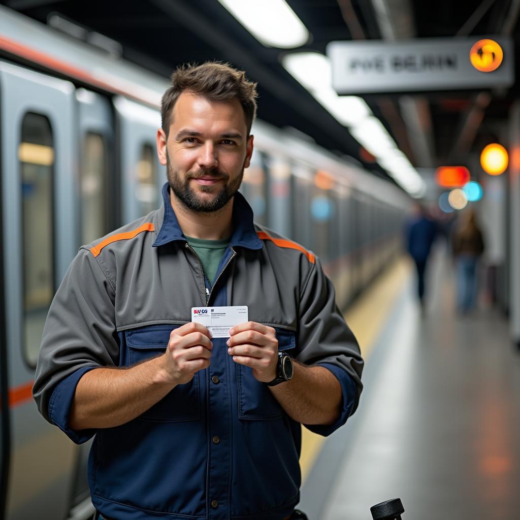 BVG Viererkarte für Automechaniker in Berlin