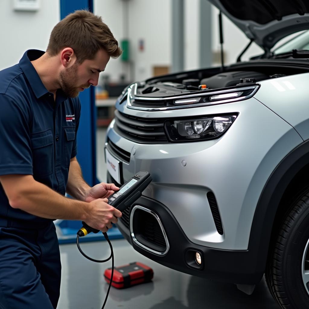 Citroën C5 Aircross Testdurchführung