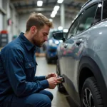 Regelmäßige Wartung eines Citroen in Biberach