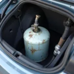 CNG-Tank im Auto