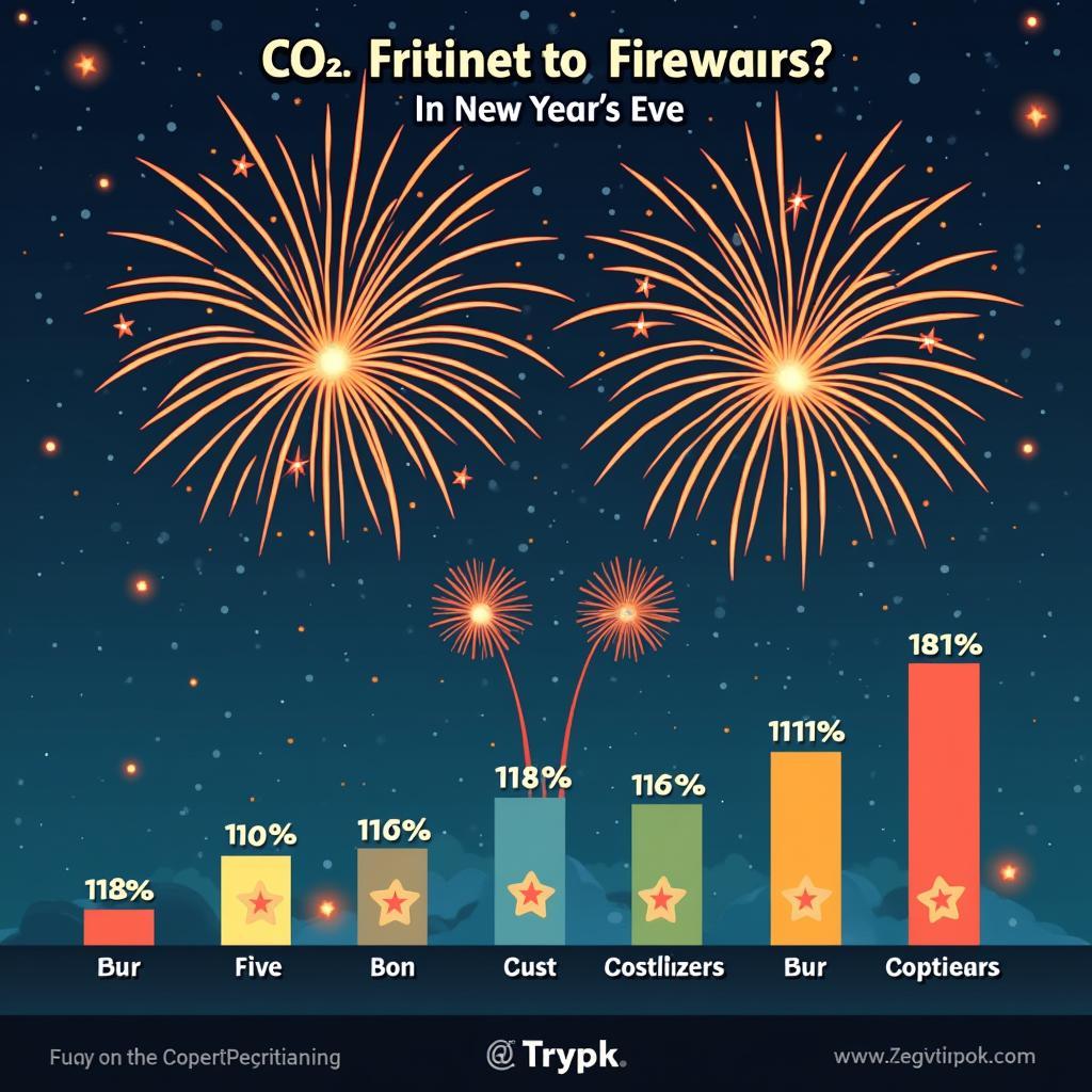 CO2-Ausstoß Silvester Feuerwerk vs. Auto