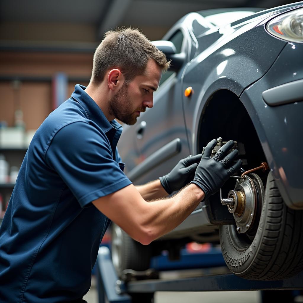 Professionelle Reparatur der Corsa C Wasserpumpe in der Werkstatt