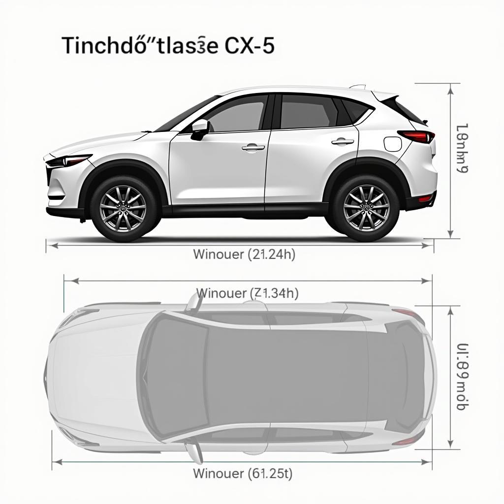 Aussenabmessungen des Mazda CX-5