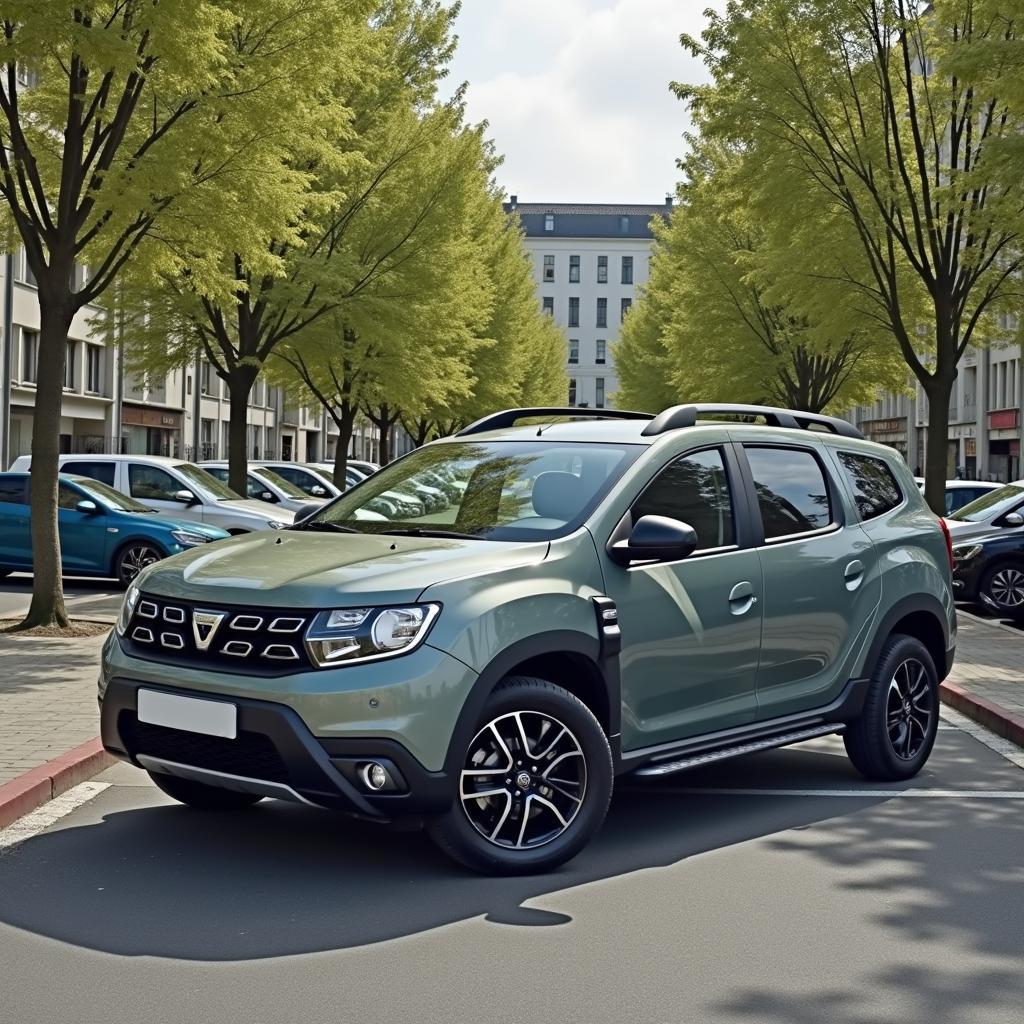 Dacia Jogger sedang parkir