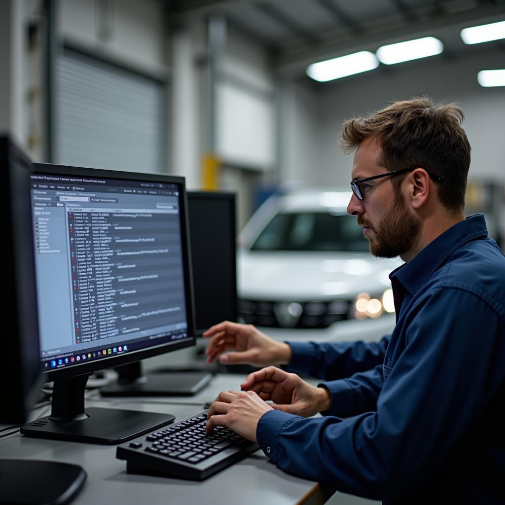 Dacia Radio Code Anfrage in der Werkstatt