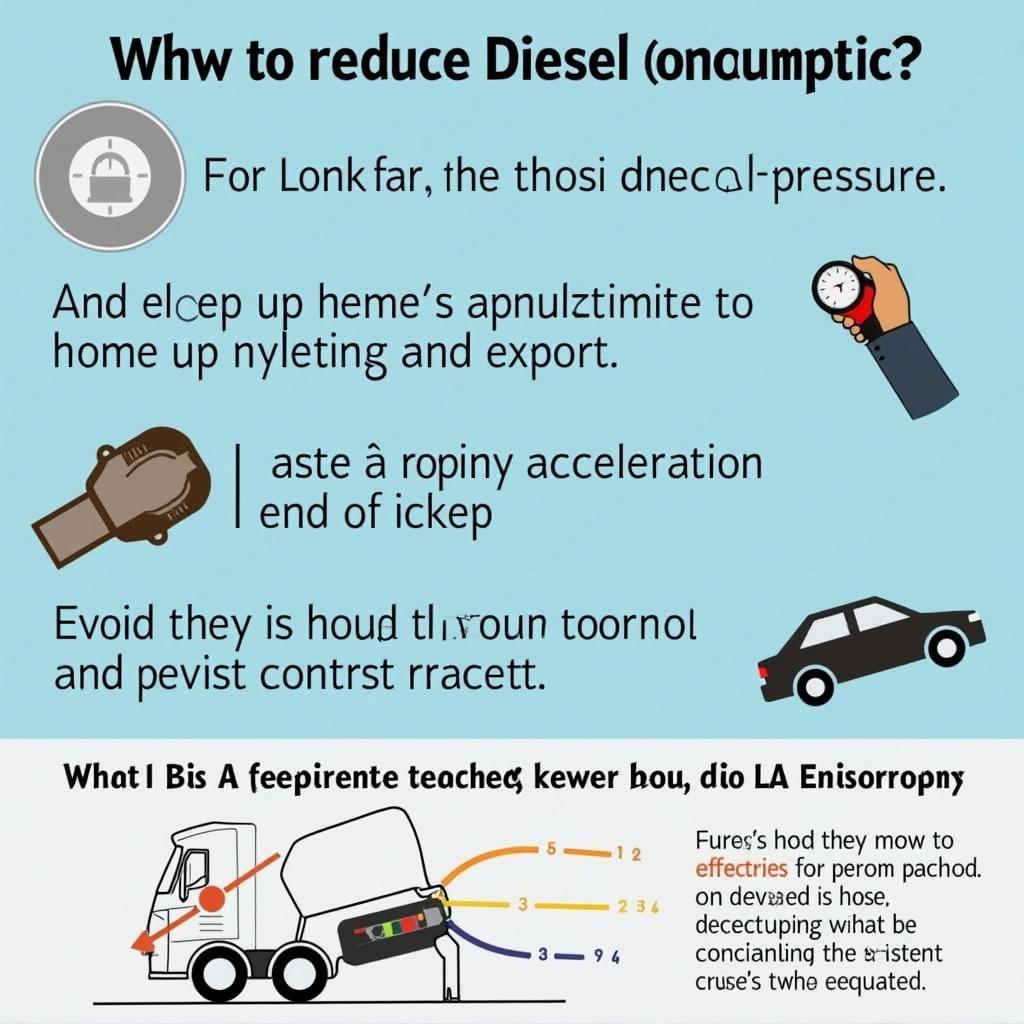 Tipps zum Reduzieren des Dieselverbrauchs