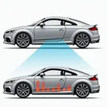 Audi TT 8J Diffusor Funktion