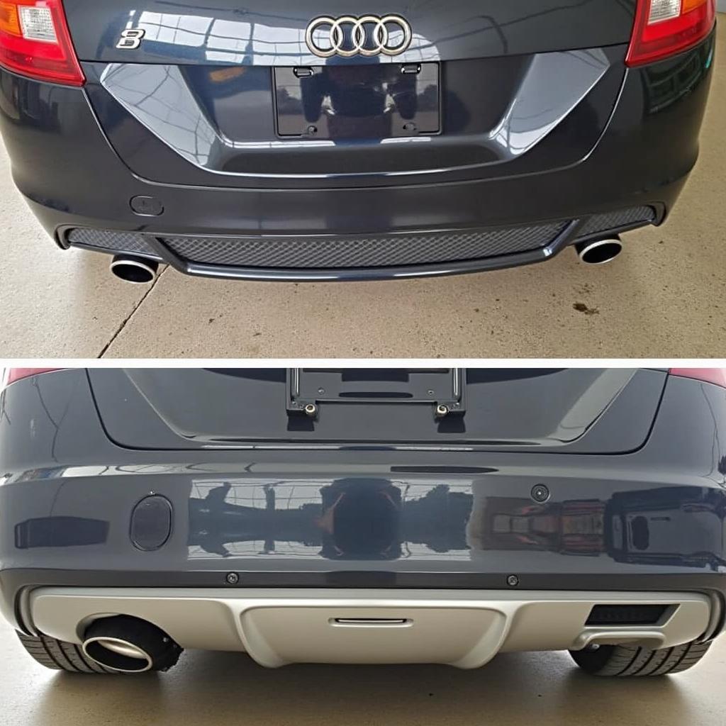 Audi TT 8J Diffusor Reparatur