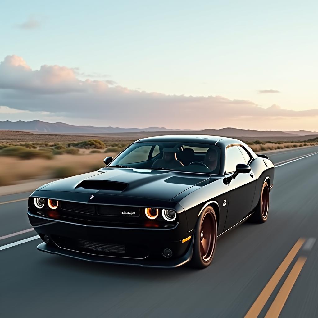 Dodge Challenger auf der Straße