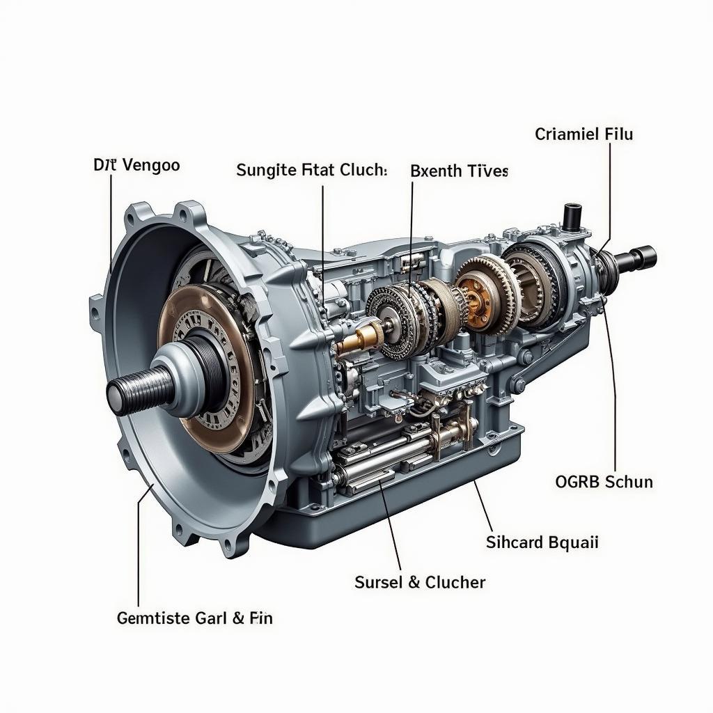 DSG DQ500 Aufbau