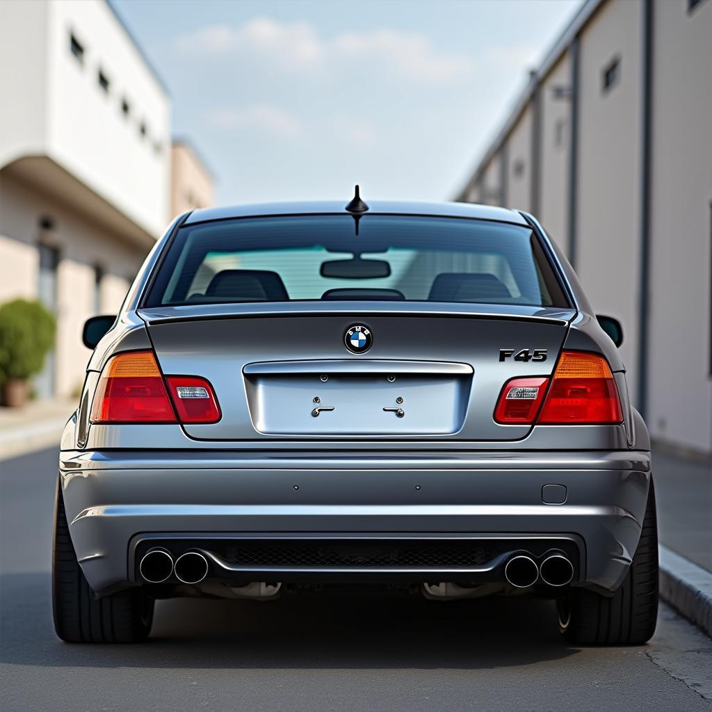 BMW E46 Heck mit Tuning-Spoiler