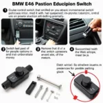 Einbau des Lenkstockschalters mit Tempomatfunktion im BMW E46