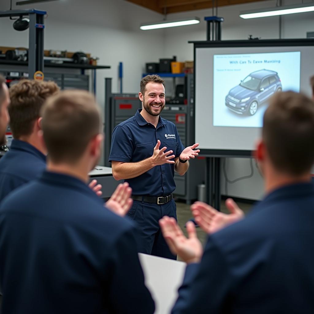 Erfolgreiche Präsentation KW im KFZ-Bereich