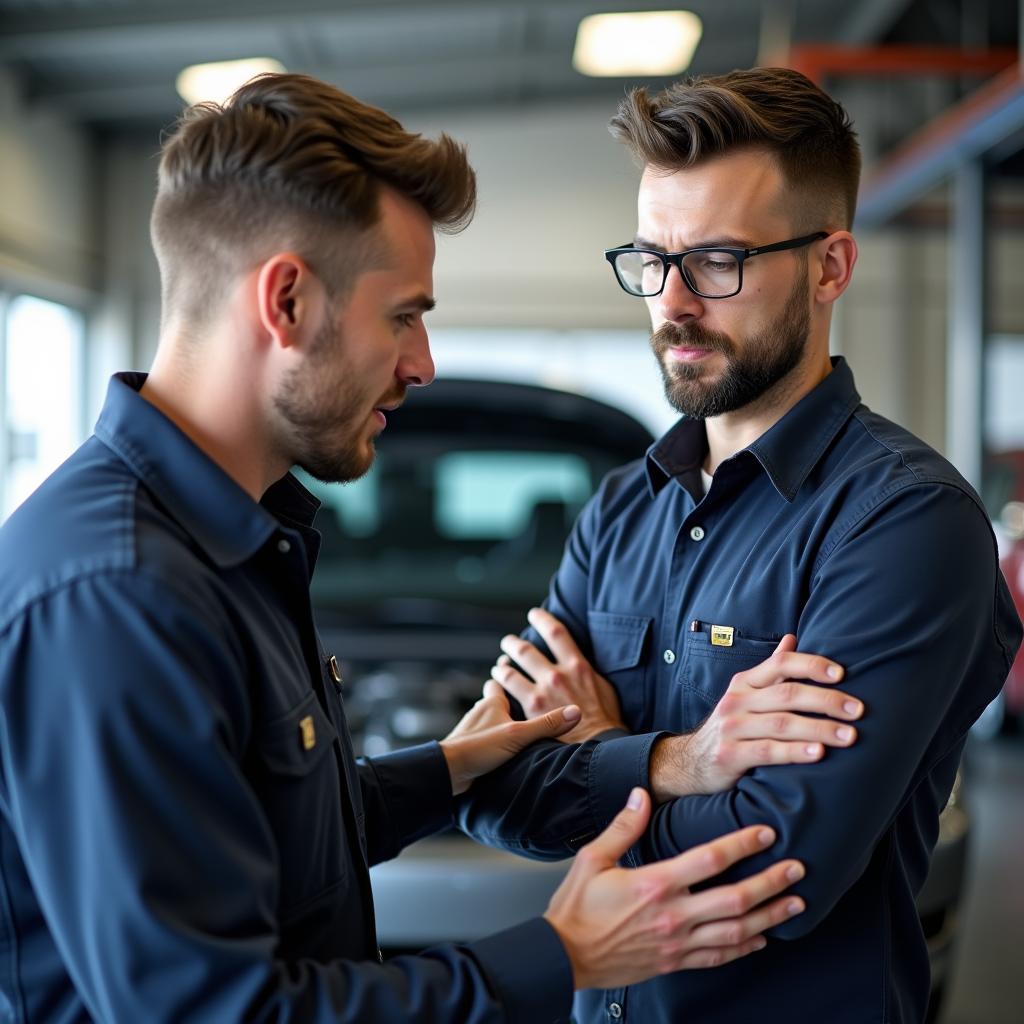 Experten Support für Autoreparatur