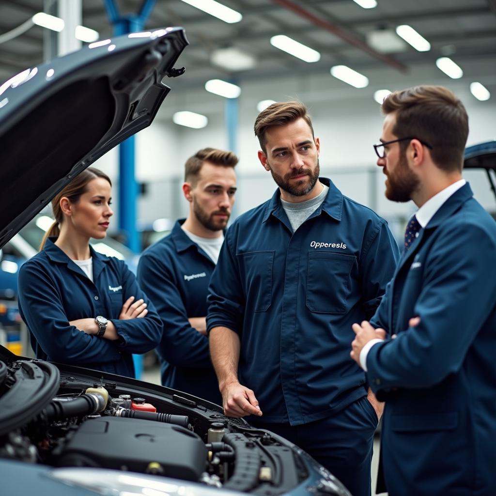 Expertenunterstützung für Autoreparatur