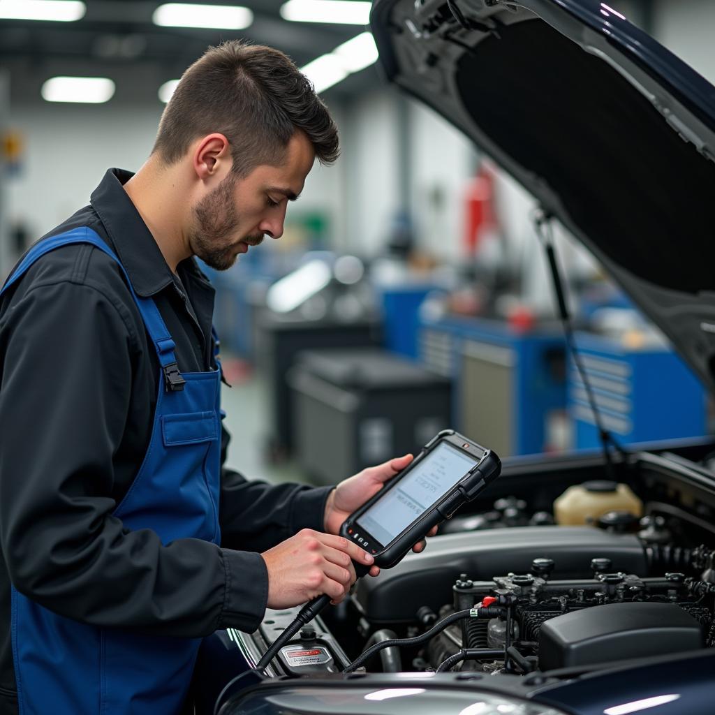 Werkstatt-Service für den Fahrtbeginn