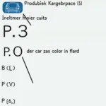 Fahrzeugschein Farbe Auto: Punkt P.3 im Fahrzeugschein zeigt die offiziell eingetragene Farbe des Fahrzeugs.