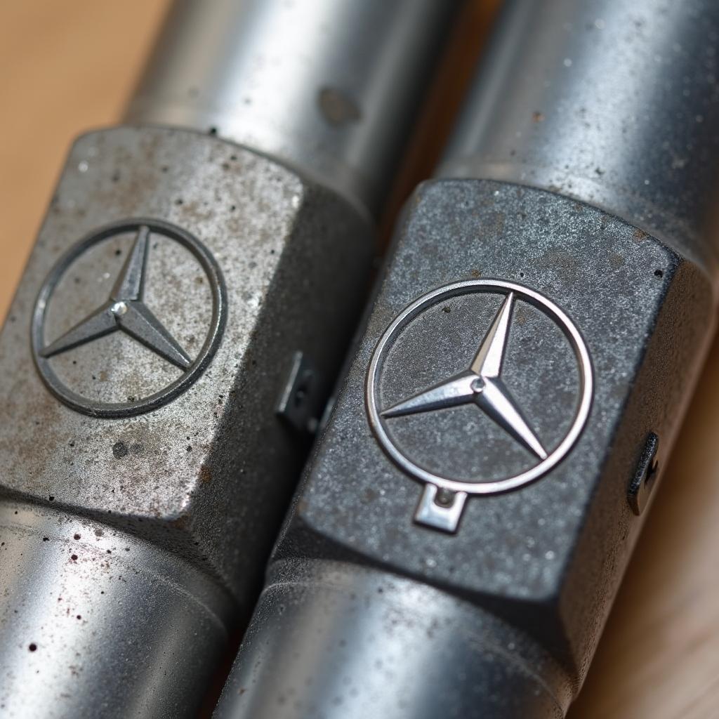 Erkennung von gefälschten Mercedes-Teilen