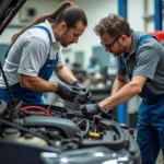 Fehlerhafte Autoreparatur Diagnose