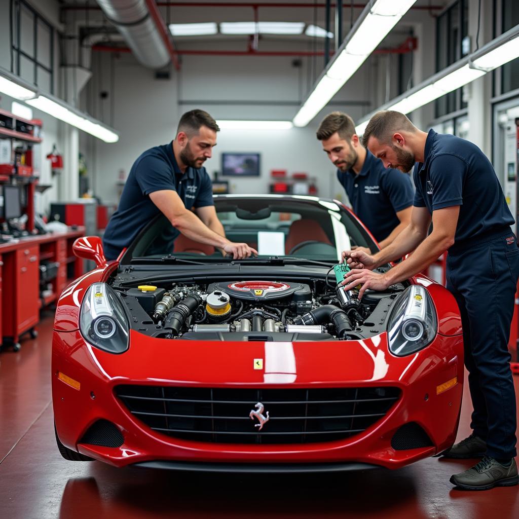 Ferrari Werkstatt Reparatur in Singen