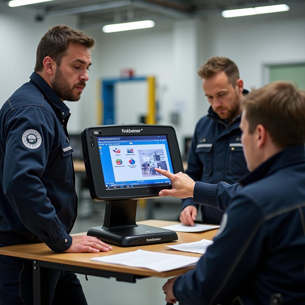 Schulung zur Bedienung des Finkbeiner FHB 3000