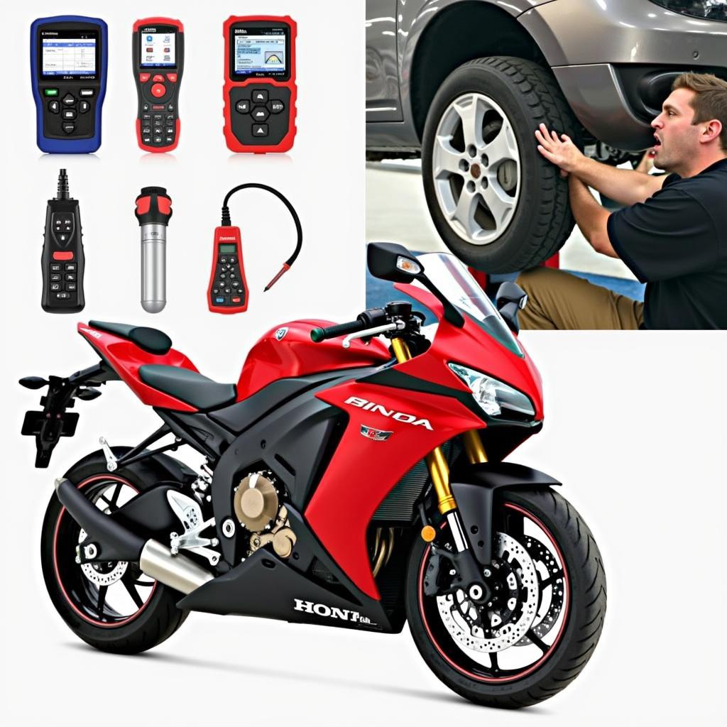 Fireblade Motorrad und Diagnose Tools