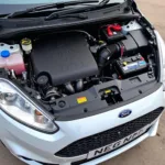 Ford Fiesta MK4 Motorraum: Detaillierte Ansicht der wichtigsten Komponenten