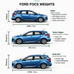 Ford Focus Gewicht Varianten