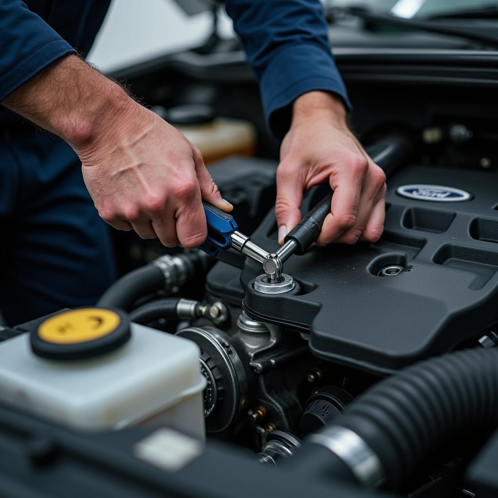 Manutenção do motor da Ford Ranger Platinum 2023