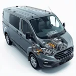 Ford Transit Custom 2024 Motor und Getriebe