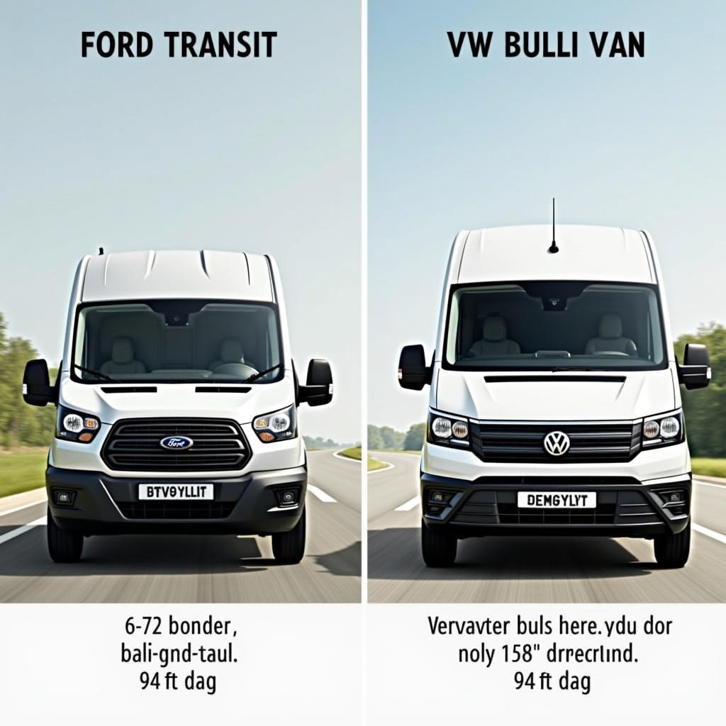 Ford VW Bus Vergleich: Transit vs. Bulli