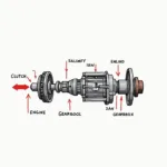 Funktionsweise des Antriebsstrangs: Kupplung, Motor, Getriebe