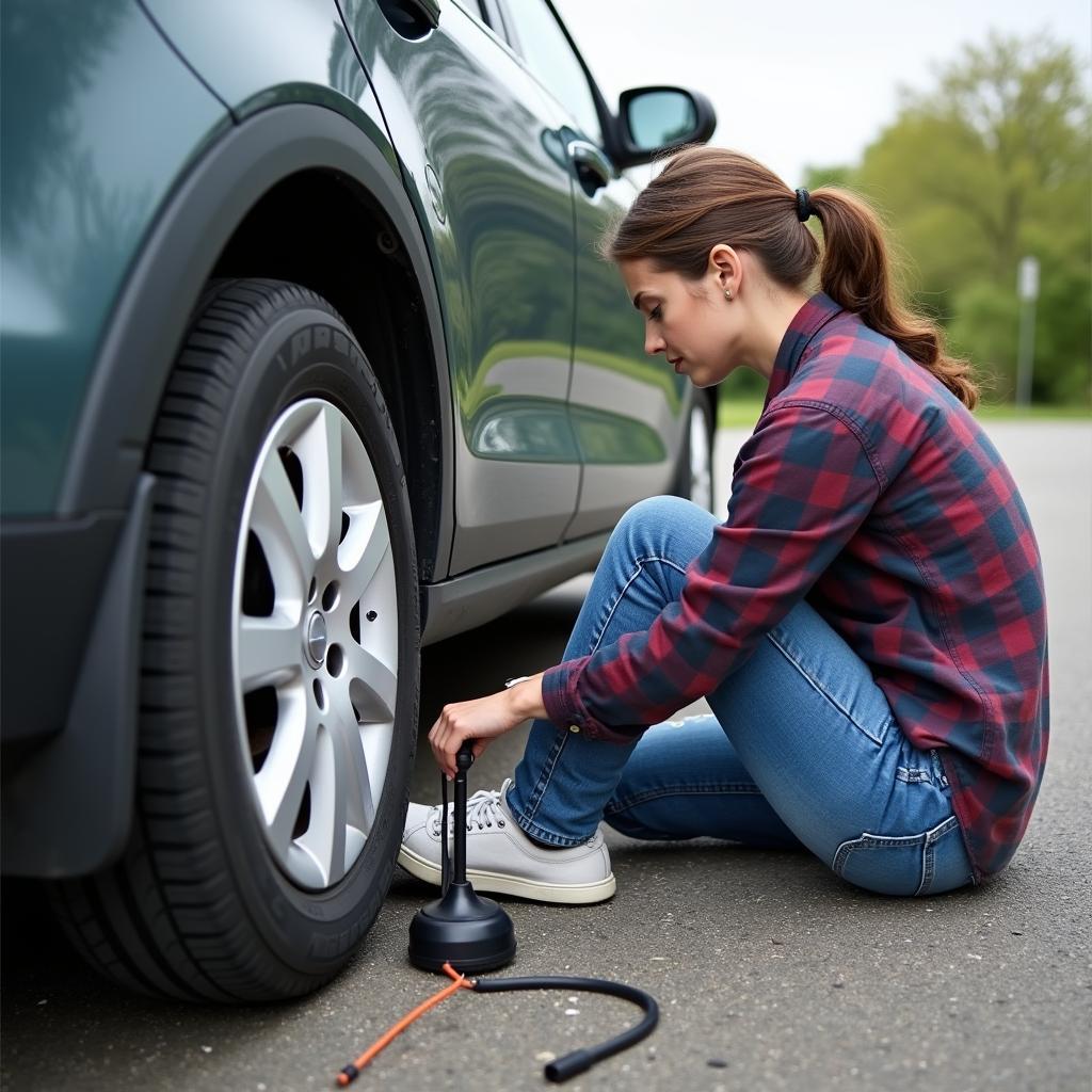 Fußpumpe für Autoreifen: Notfallhelfer bei platten Reifen