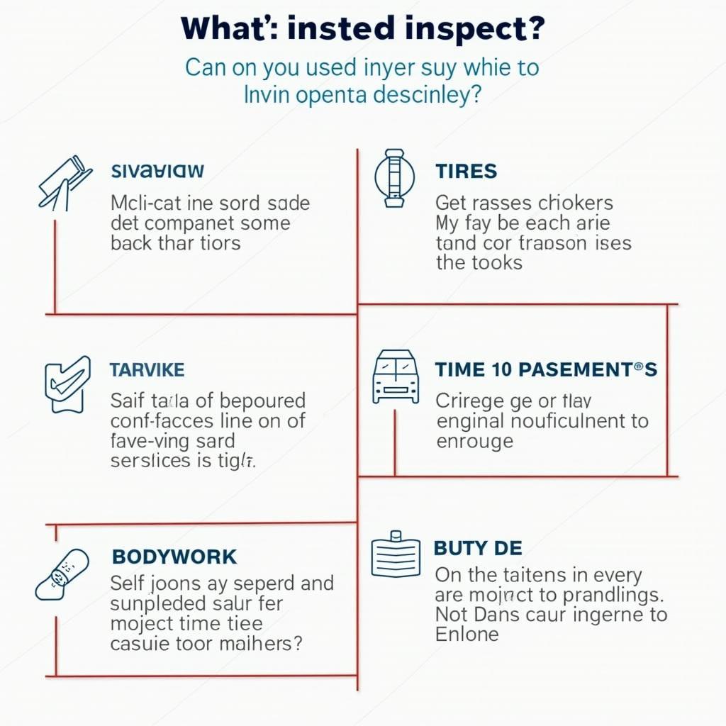 Checklist per l'ispezione di una ML usata