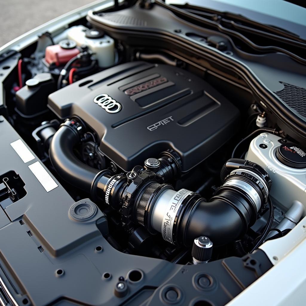 Getunter Audi RS6 Motor