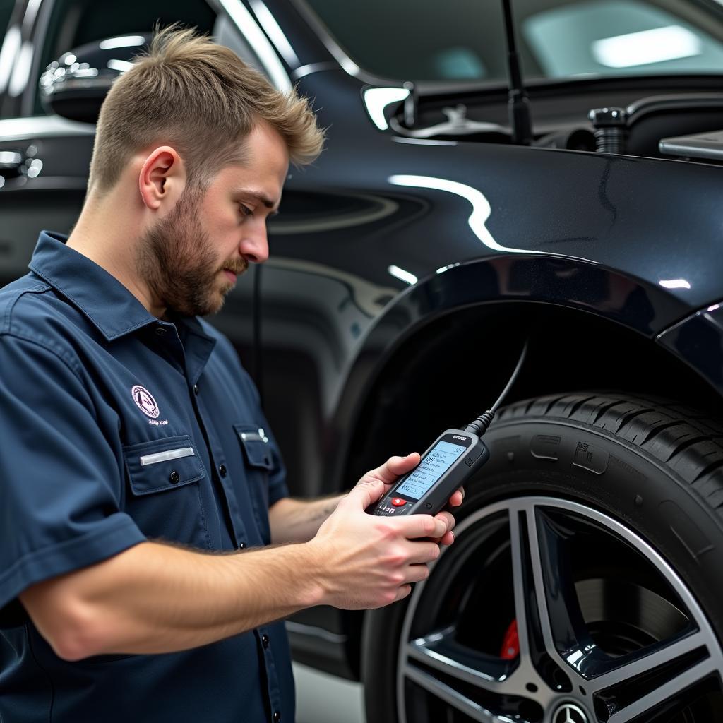 Diagnose und Reparatur am GLC 63 AMG