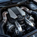 GLC 63 AMG V8 Biturbo Motor