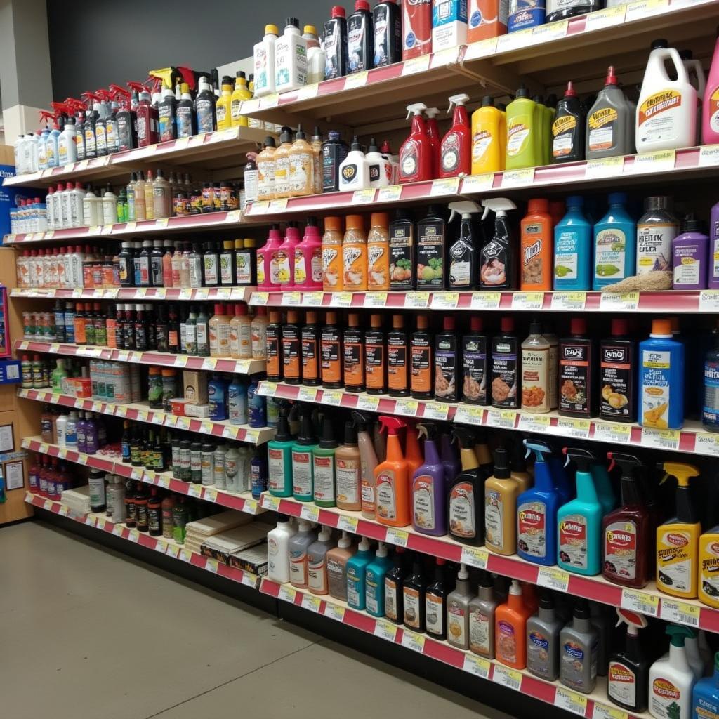 Car care products at Globus Baumarkt Chemnitz