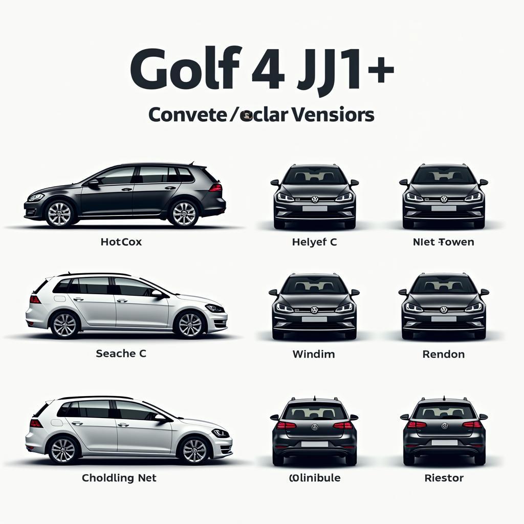 Golf 4 1J1 Modellübersicht