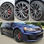 Golf 7 GTI mit 18 Zoll Felgen in verschiedenen Designs