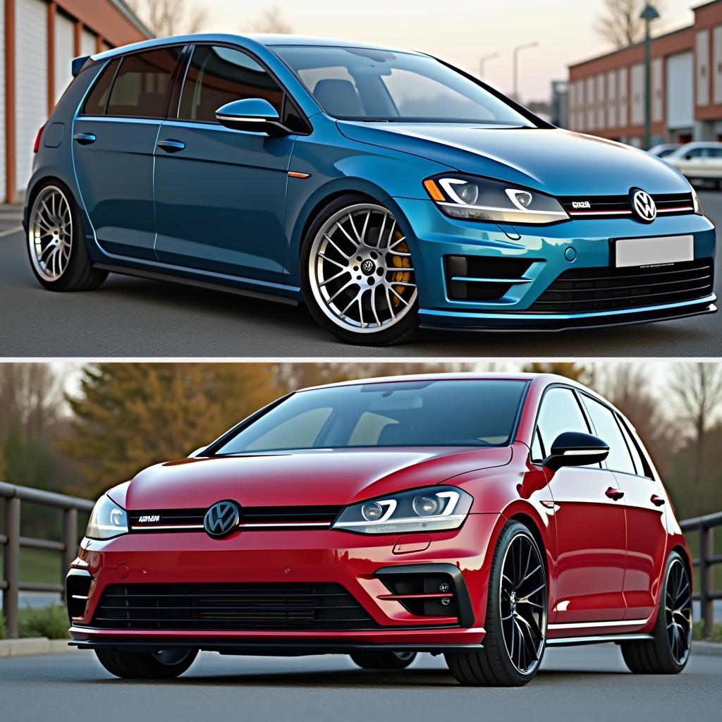 Golf V Tuning with Aftermarket Wheels