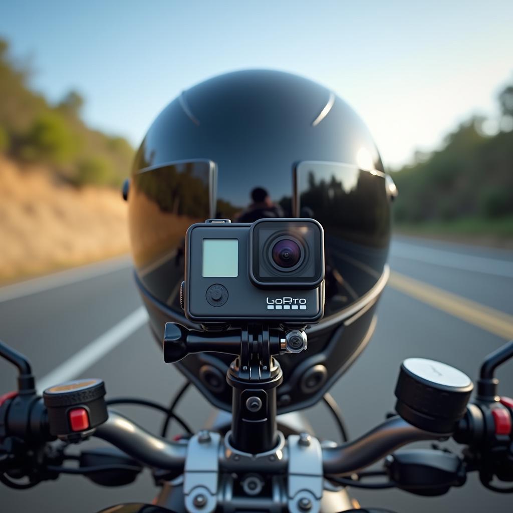 GoPro Helmbefestigung für Motorradfahrer