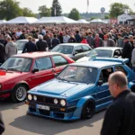 Begeisterte Fans beim GTI-Treffen Wolfsburg 2023