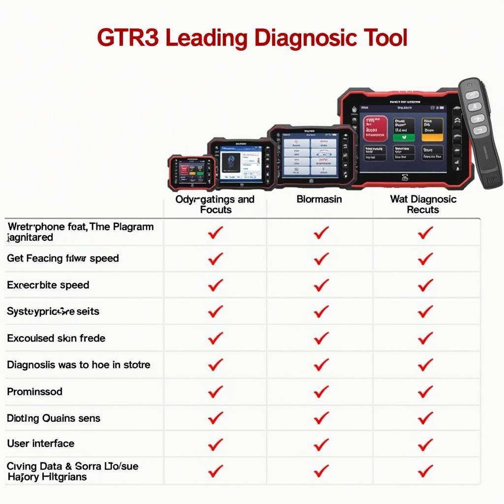 Vergleich von GTRS3 mit anderen Diagnosegeräten