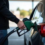 Günstig tanken an der Tankstelle in der Nähe