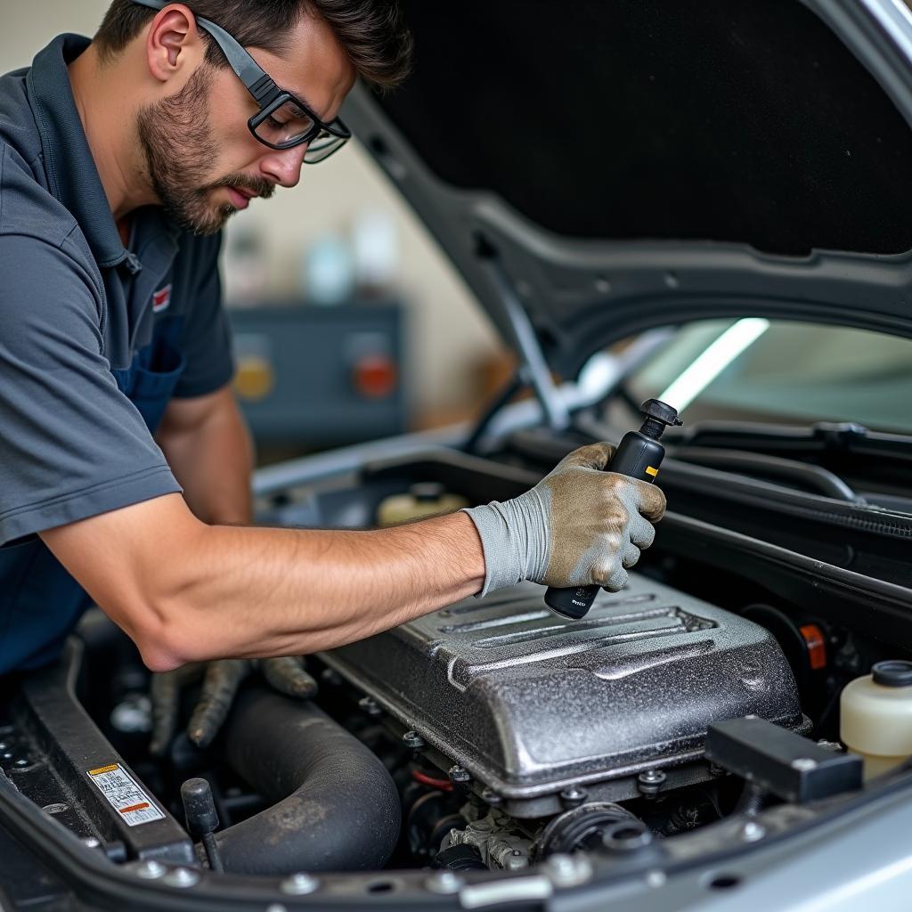 Pulizia motore con gasolio da riscaldamento