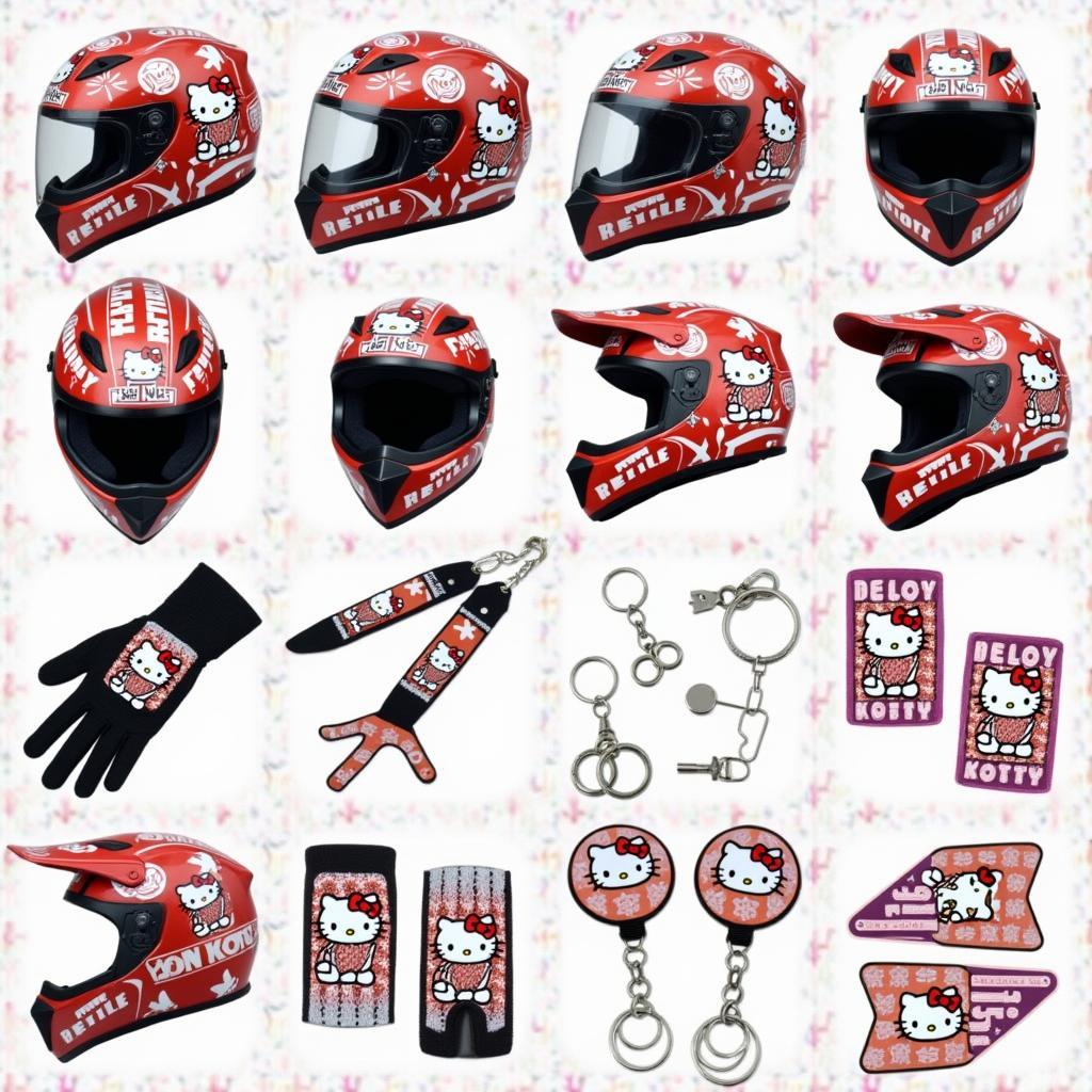 Hello Kitty Motorrad Zubehör und Accessoires