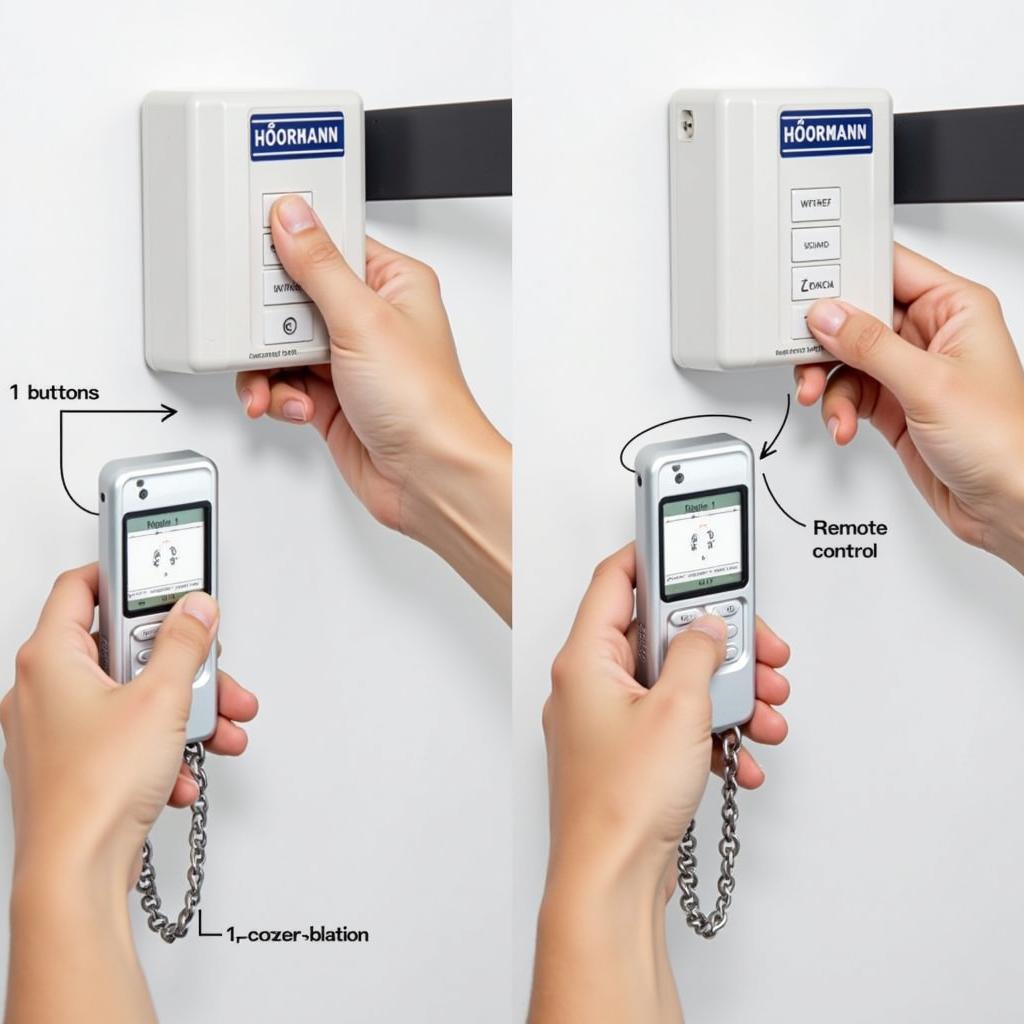 Hörmann HS4-868-BS Garagentor Programmieren