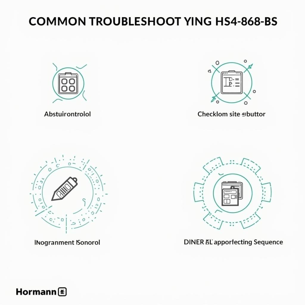 פתרון בעיות שלט Hörmann HS4-868-BS