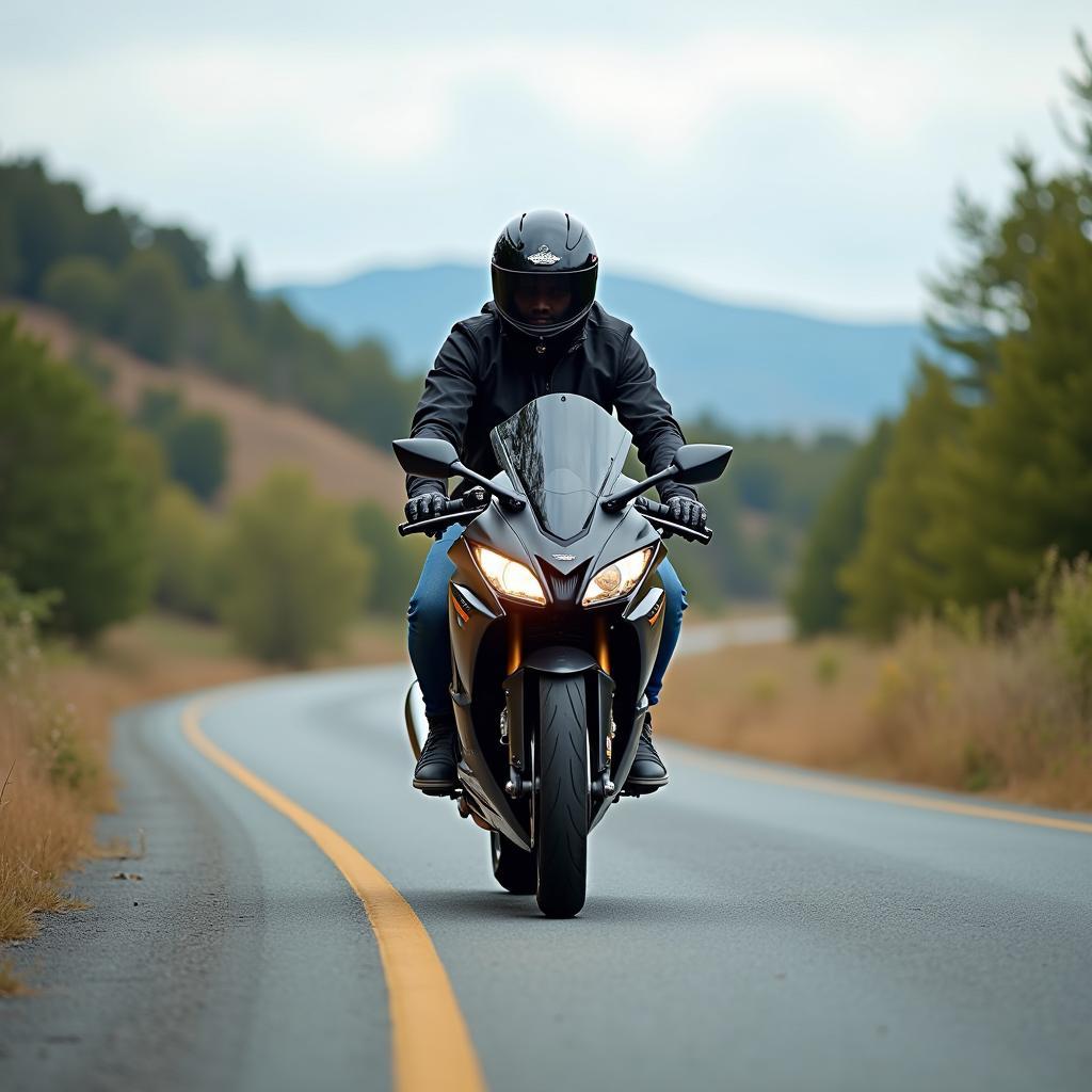 Fahren mit der Honda CBR 125ccm